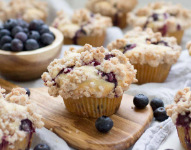 Best Blueberry Crumble Muffin