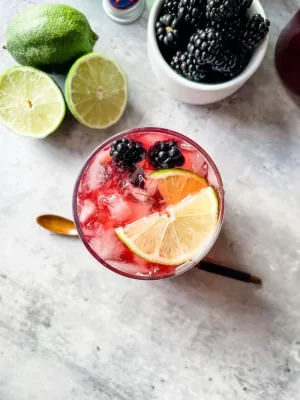 Summer Blackberry & Lime Mocktail